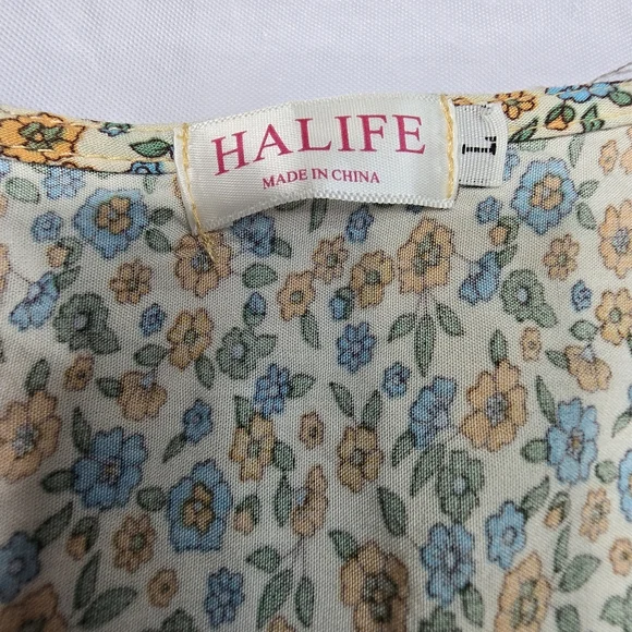 Halife Women's Bohemian Tassel Tie Neck Dress - Picture 6 of 6